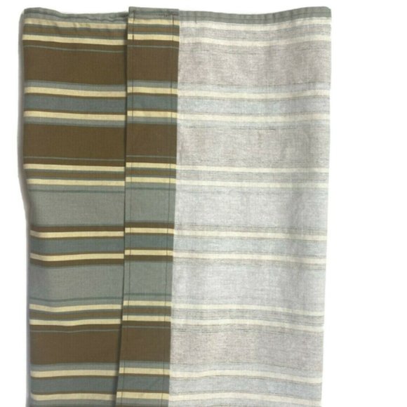 4 Custom Made Colonial Mills Curtains Panels Blue - Picture 5 of 5